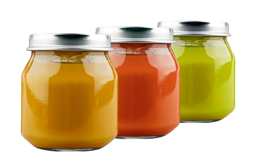 reusable glass baby food jars