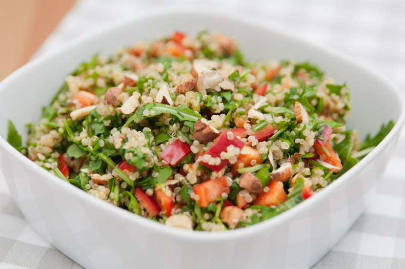 bowl of quinoa salad