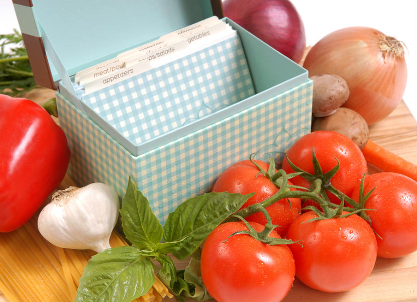 recipe card box