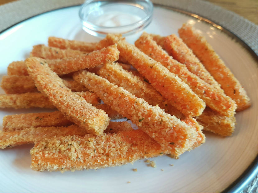 recipe, parmesan carrot fries