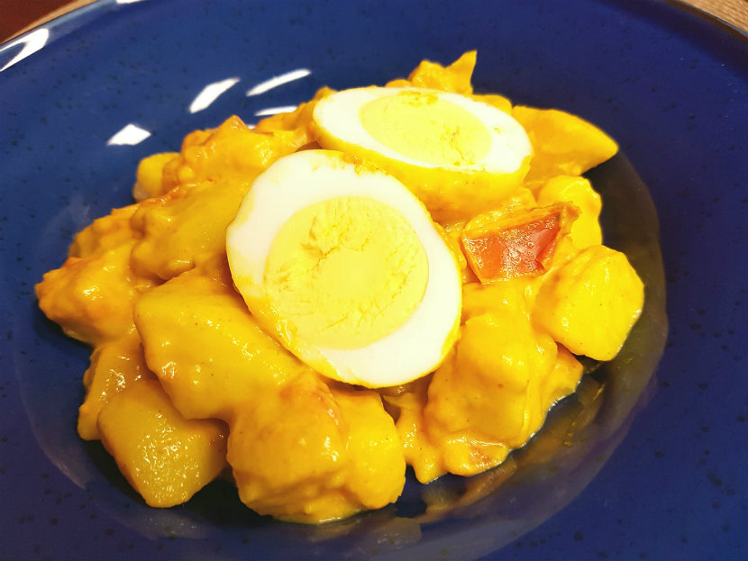 hardboiled egg recipe, recipe, egg, curry, curried egg