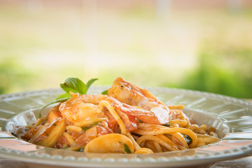 shrimp pasta, chicken and shrimp pasta, recipe, pasta recipe