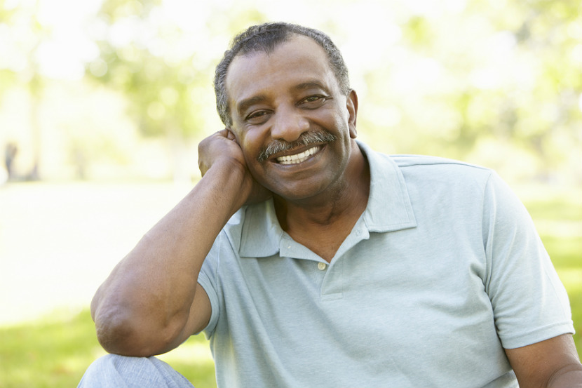 smiling happy man